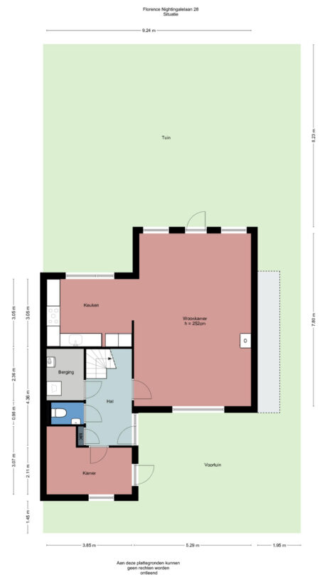 Plattegrond: Florence Nightingalelaan 28, Bennekom