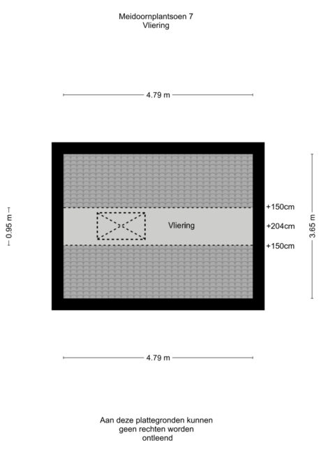 Plattegrond: Meidoornplantsoen 7, Wageningen