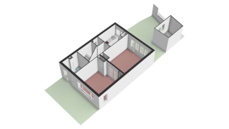 Plattegrond: August Faliseweg 2, Wageningen