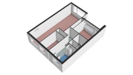 Plattegrond: Groen van Prinstererstraat 107, Wageningen