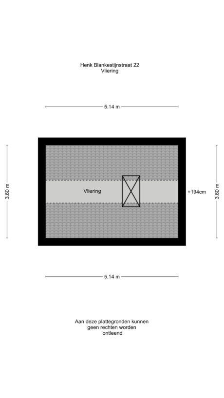 Plattegrond: Henk Blankestijnstraat 22, Wageningen