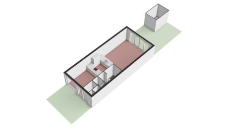 Plattegrond: Henk Blankestijnstraat 22, Wageningen