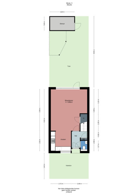 Plattegrond: Winde 11, Bennekom