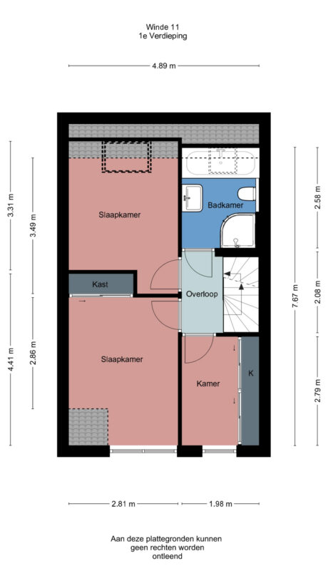 Plattegrond: Winde 11, Bennekom