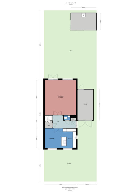 Plattegrond: Jan Jordensstraat 63, Wageningen