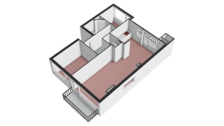 Plattegrond: Boeslaan 49II, Wageningen