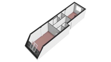 Plattegrond: Herenstraat 45D, Wageningen