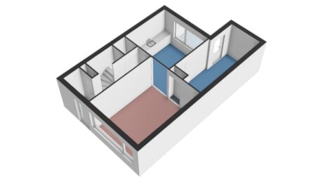 Plattegrond: van Eckstraat 14, Wageningen