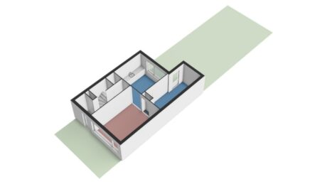 Plattegrond: van Eckstraat 14, Wageningen