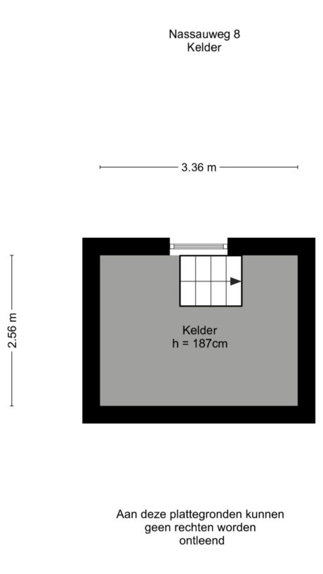 Plattegrond: Nassauweg 8, Wageningen