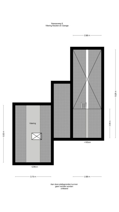 Plattegrond: Nassauweg 8, Wageningen