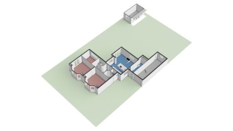 Plattegrond: Nassauweg 8, Wageningen