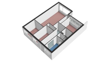 Plattegrond: Thorbeckestraat 414, Wageningen