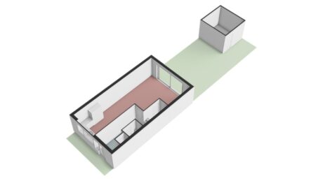 Plattegrond: Van de Weerdstraat 120, Wageningen
