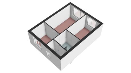 Plattegrond: Rozenstraat 44, Wageningen
