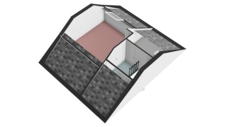 Plattegrond: de Hoef 19, Wageningen