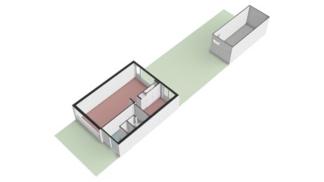Plattegrond: de Hoef 19, Wageningen