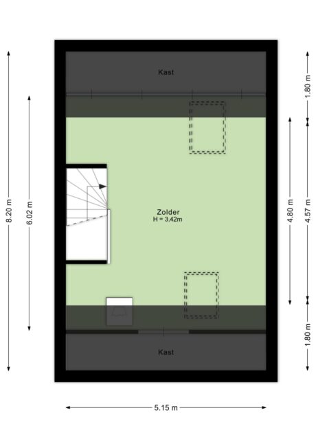 Plattegrond: Prof. Slicher van Bathlaan 14, Wageningen