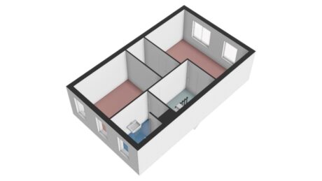 Plattegrond: Van de Weerdstraat 48, Wageningen