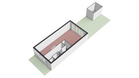 Plattegrond: Van de Weerdstraat 48, Wageningen
