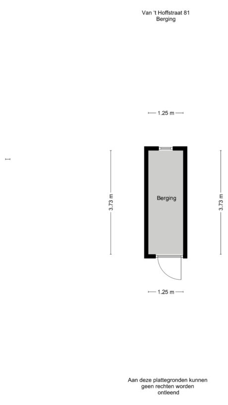 Plattegrond: Van ’t Hoffstraat 81, Wageningen