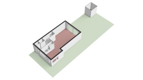 Plattegrond: Van de Weerdstraat 2, Wageningen