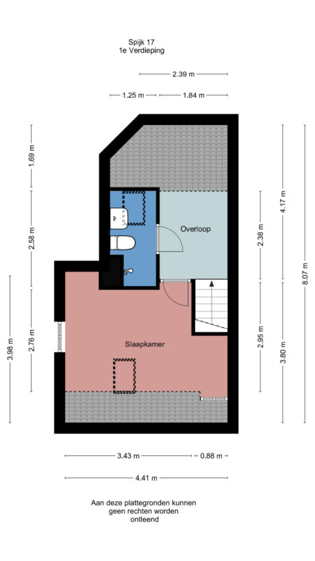 Plattegrond: Spijk 17, Wageningen