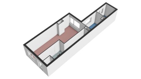 Plattegrond: Veerstraat 112, Wageningen